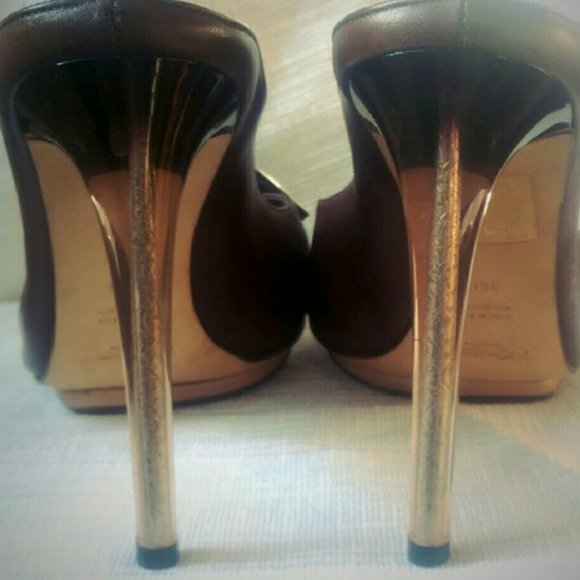 RARE Designer Tom Ford for Saint Laurent Lucite Lips Heels- Size 8.5 - Picture 3 of 11